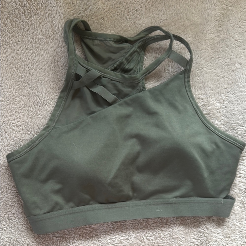 Nike Olive Green Sports Bra